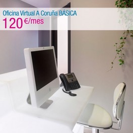 Oficina Virtual A Coruña BÁSICA (CONTRATO 1 AÑO + 2 MESES GRATIS)
