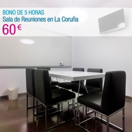 Bono 5 horas de Sala de Reuniones en La Coruña