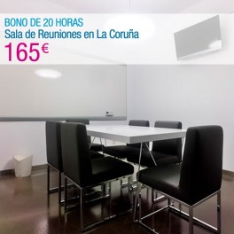 Bonus of twenty hours of the Meeting Room in A Coruña